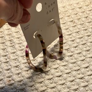 COPY - Earth tones Acrylic Earrings, Target